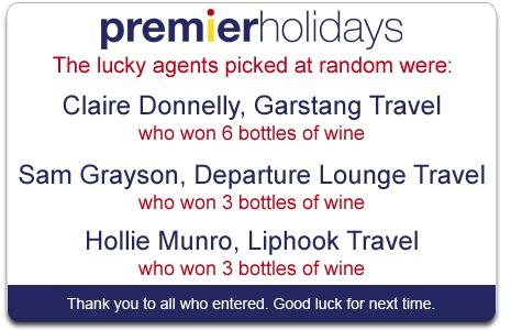 Premier Holidays Competition Winner