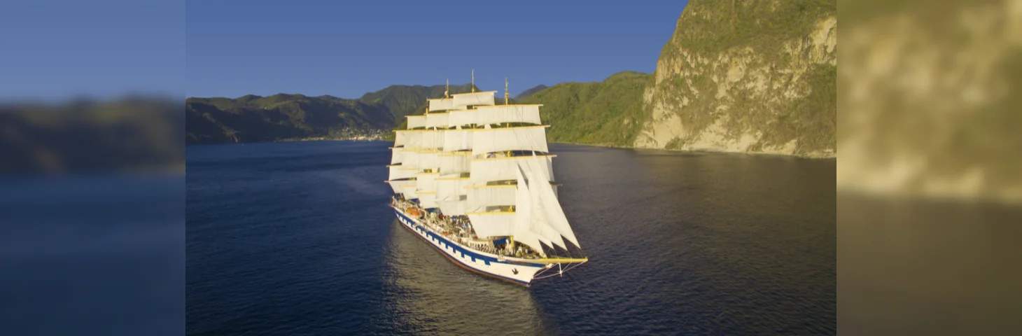 A Star Clipper vessel at sea.