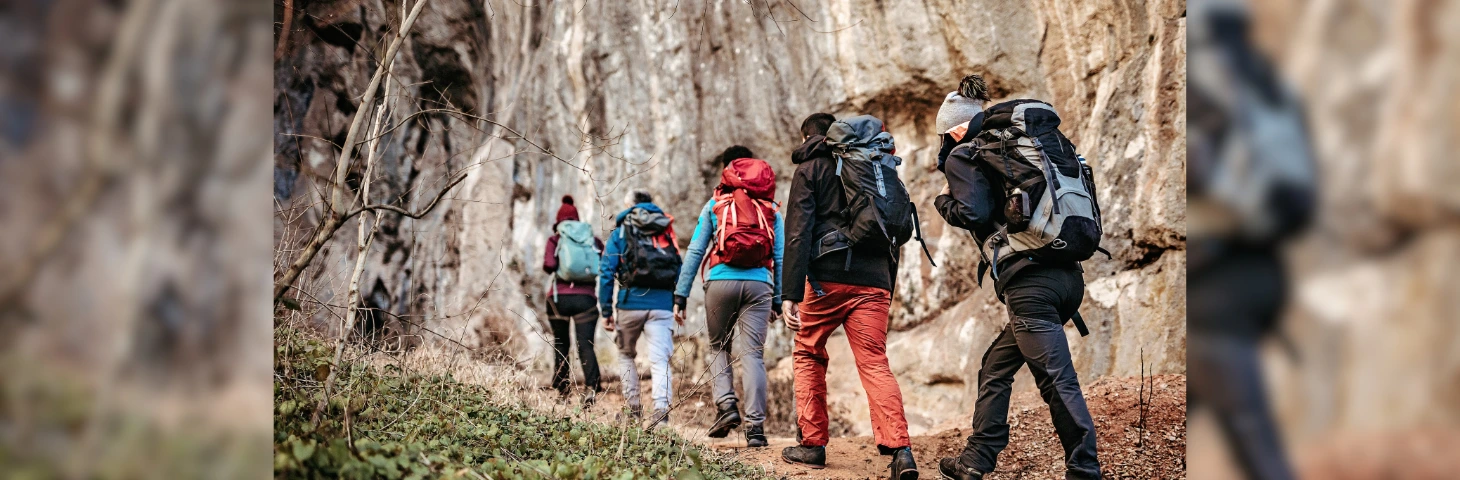 Group of people hiking